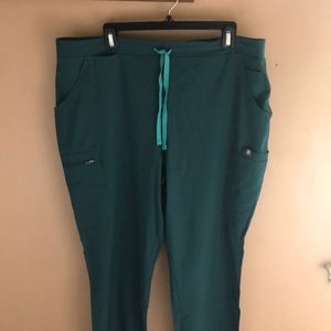 Figs - Yola Tall Caribbean Blue Scrub Pants